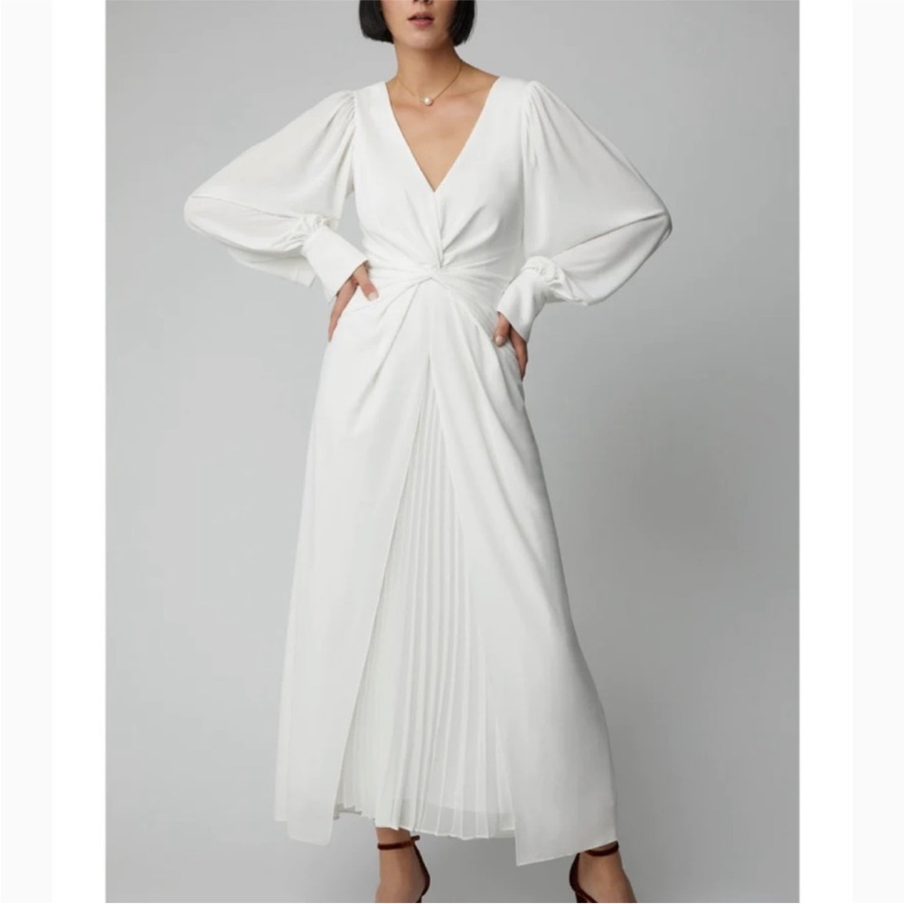 Self portrait White Long Sleeve Dress